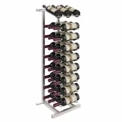 W Series Point of Purchase (freestanding metal wine rack)