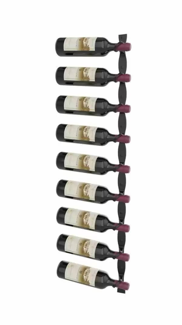 Helix Single 45 (minimalist wall mounted metal wine rack kit)