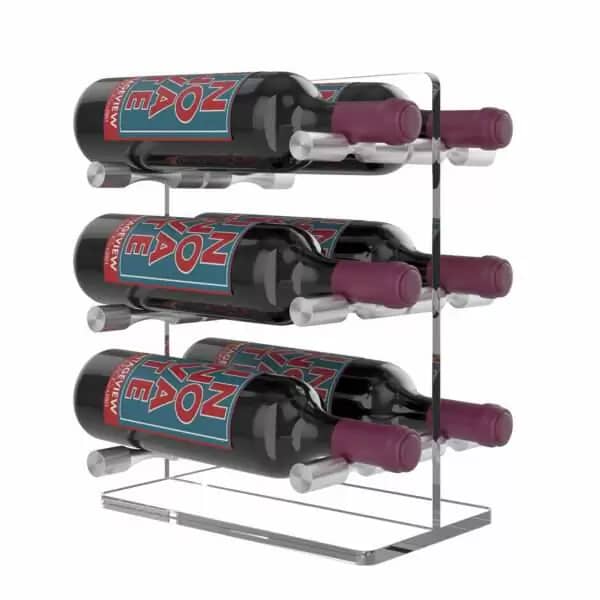 Vino Series Mini (metal and acrylic table top wine rack)